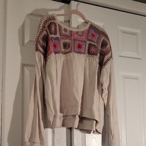 Lucky Brand Cream Sweater